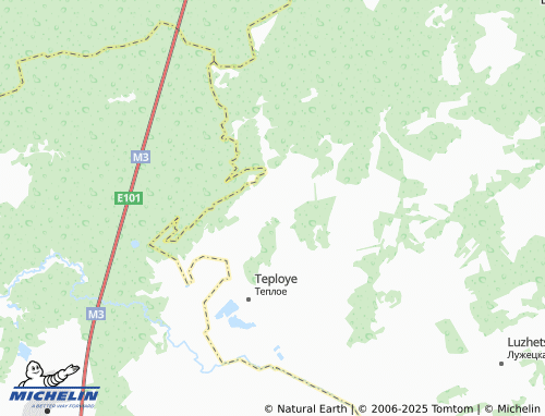 Carte MICHELIN Verkhopol'ye - ViaMichelin