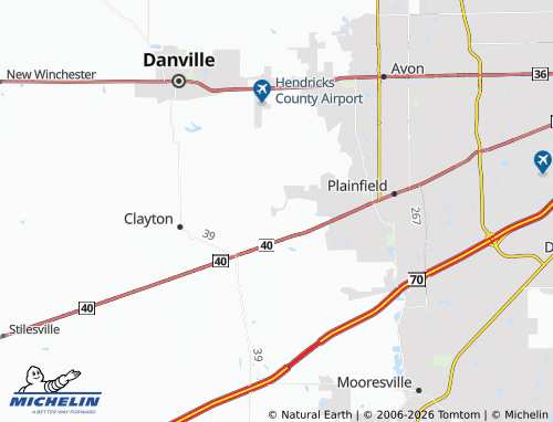 Mapa MICHELIN Cartersburg - ViaMichelin