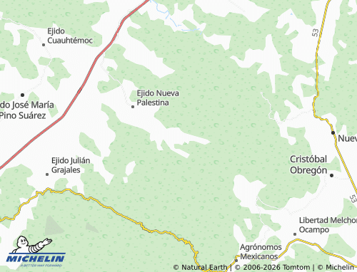 Mappa MICHELIN Ejido Luis Espinoza - ViaMichelin