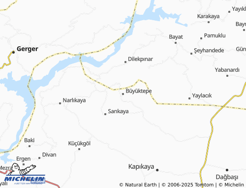MICHELIN Büyüktepe map - ViaMichelin