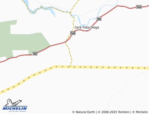 MICHELIN Saré Diamboulou map - ViaMichelin