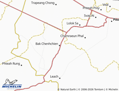 Carte MICHELIN Bak Chenhchien - ViaMichelin