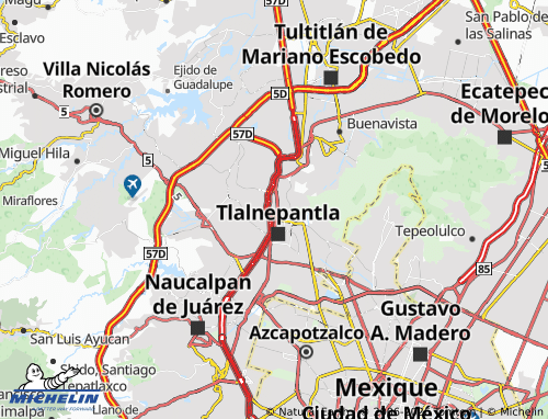 Carte MICHELIN Valle Hermoso - ViaMichelin