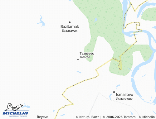 MICHELIN-Landkarte Tazeyevo - ViaMichelin
