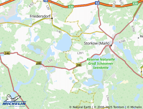 MICHELIN Görsdorf bei Storkow map - ViaMichelin