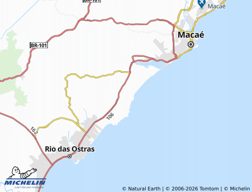 Carte MICHELIN Mar do Norte - ViaMichelin