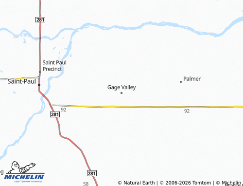 Mapa MICHELIN Gage Valley - ViaMichelin