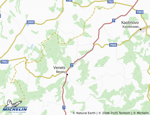MICHELIN Osenovets map - ViaMichelin
