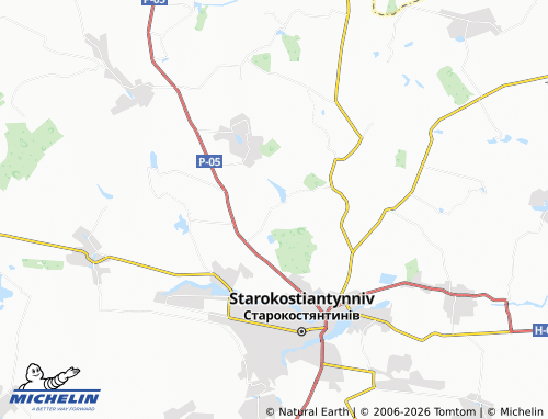 Carte MICHELIN Popivtsi - ViaMichelin
