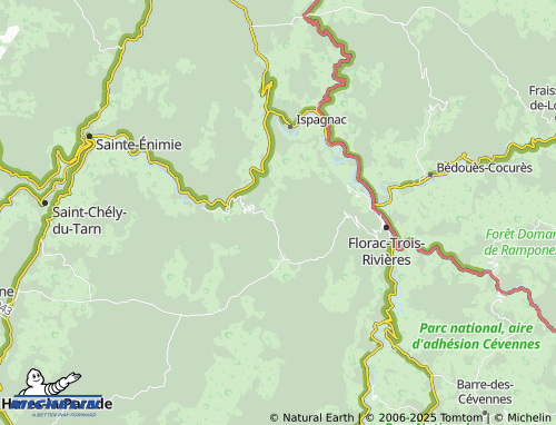 MICHELIN La Condamine map - ViaMichelin