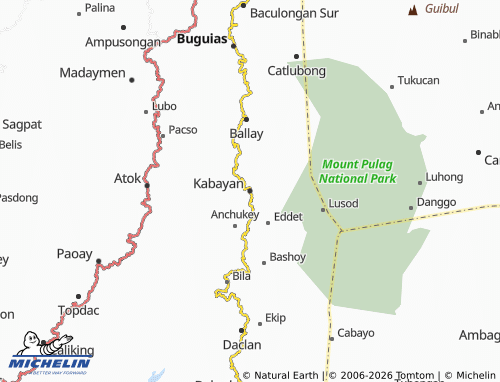 MICHELIN Kabayan map - ViaMichelin