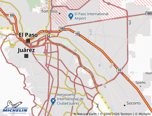 MICHELIN Valle Verde map - ViaMichelin