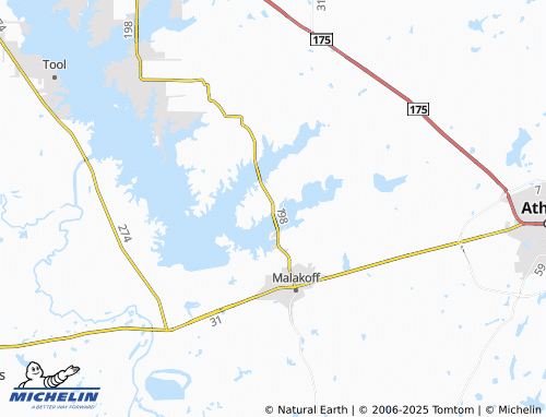 MICHELIN Caney City map - ViaMichelin