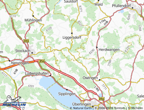 MICHELIN Seelfingen map - ViaMichelin