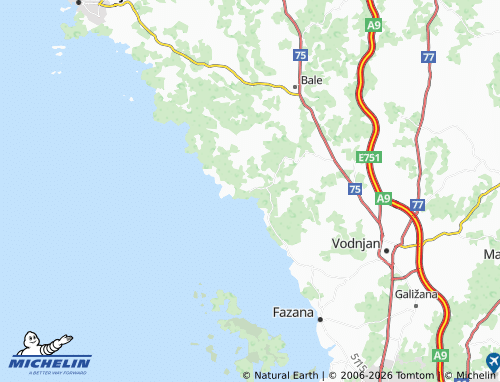MICHELIN-Landkarte Barbariga - ViaMichelin