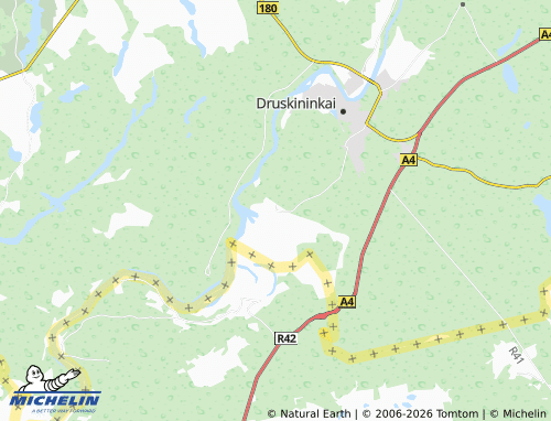 MICHELIN Švendubrė map - ViaMichelin