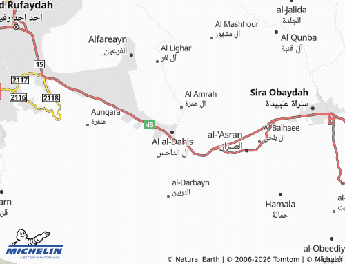 MICHELIN-Landkarte Al al-Dahis - ViaMichelin