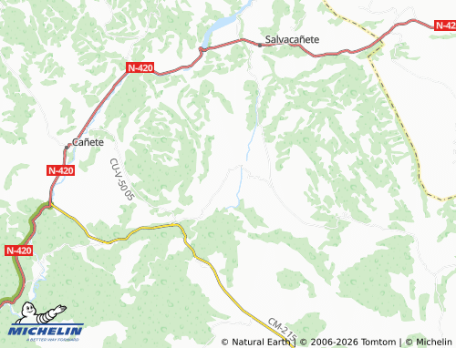 Mapa MICHELIN Alcalá de la Vega - ViaMichelin