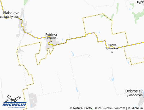 Mapa MICHELIN Yakova - ViaMichelin