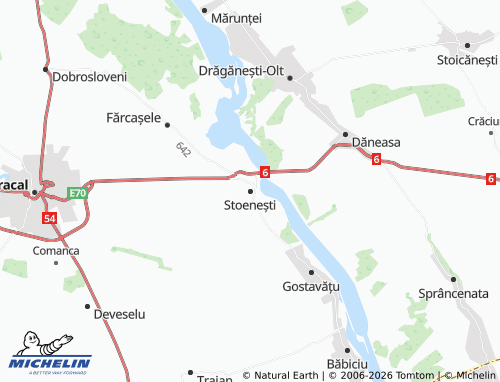 Carte MICHELIN Stoenești - ViaMichelin
