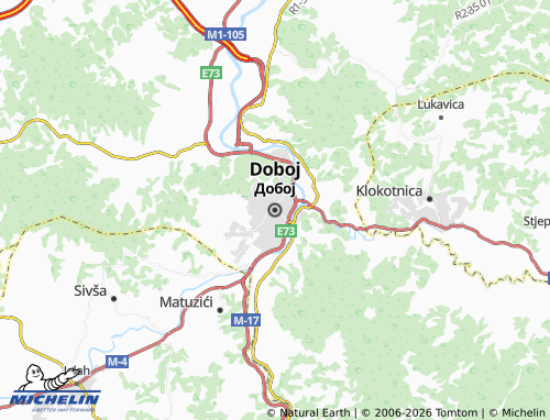 Mapa MICHELIN Doboj - ViaMichelin
