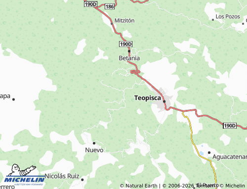 Mapa MICHELIN San Isidro Chijilte - ViaMichelin