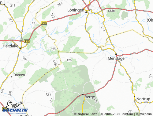 MICHELIN Hahnenmoor map - ViaMichelin