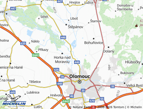 Mappa MICHELIN Chomoutov - ViaMichelin