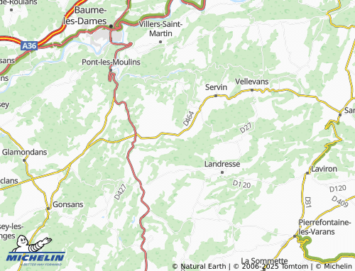 Carte MICHELIN Vaudrivillers - ViaMichelin
