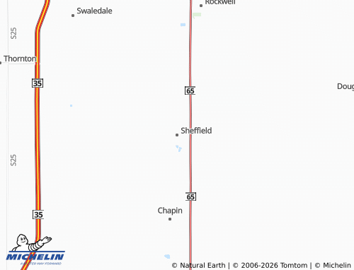 Mappa MICHELIN Sheffield - ViaMichelin