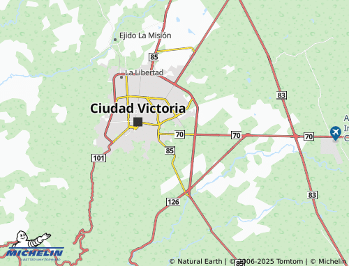 MICHELIN Las Huertas del Río map - ViaMichelin