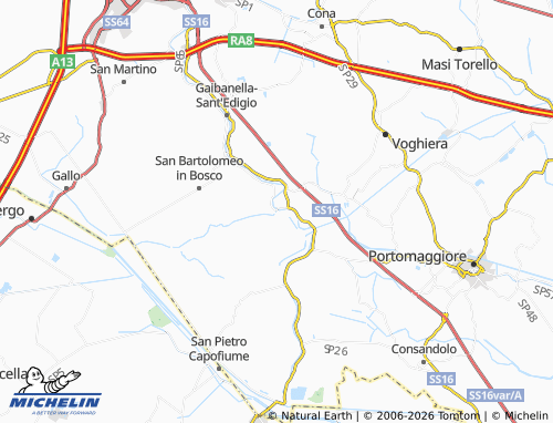 MICHELIN Marrara map - ViaMichelin