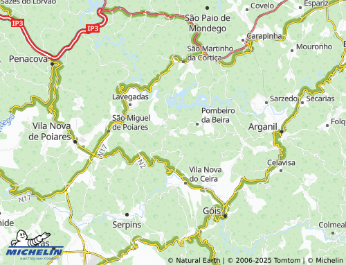 Carte MICHELIN Murganheira - ViaMichelin