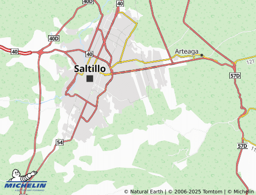 MICHELIN Introductores de Ganado map - ViaMichelin