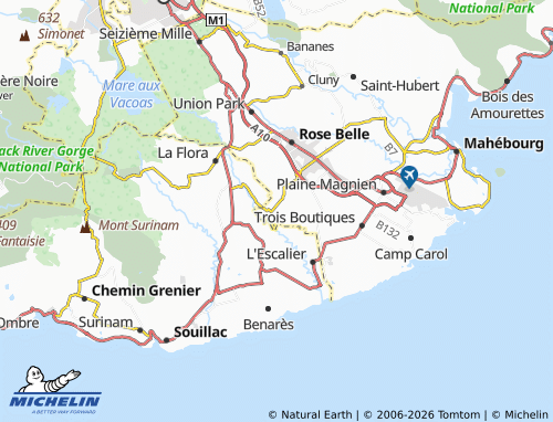 MICHELIN Mare Tabac map - ViaMichelin
