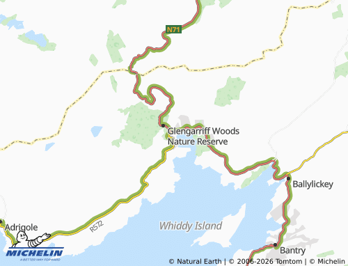 Mappa MICHELIN Glengariff - ViaMichelin