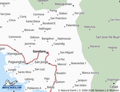 Mappa MICHELIN Gerali - ViaMichelin