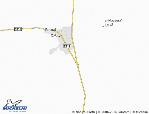 Carte MICHELIN al-Aizdihar - ViaMichelin