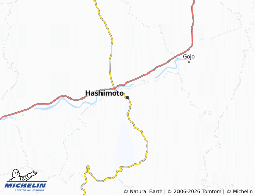 MICHELIN Hashimoto map - ViaMichelin