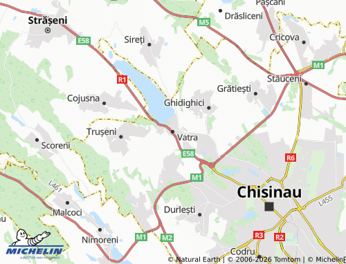 Mappa MICHELIN Vatra - ViaMichelin