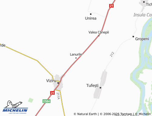 MICHELIN Lanurile map - ViaMichelin