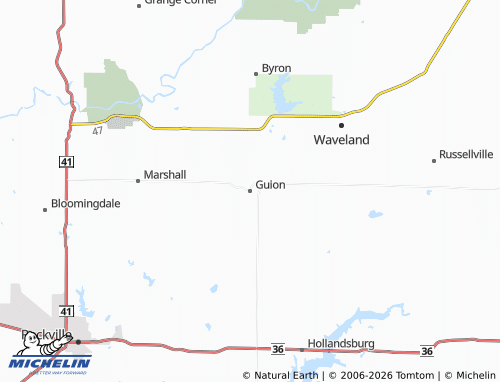 Mappa MICHELIN Guion - ViaMichelin