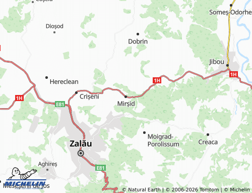 Mappa MICHELIN Mirșid - ViaMichelin