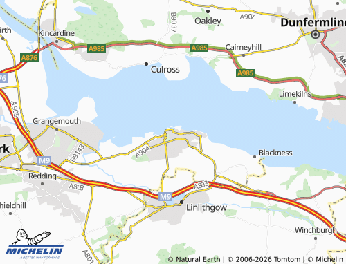Mappa MICHELIN Bo'ness - ViaMichelin