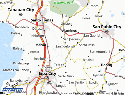 MICHELIN Santa Clara map - ViaMichelin