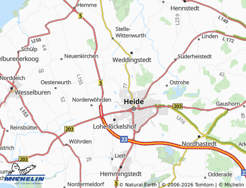 Mapa MICHELIN Wesseln - ViaMichelin