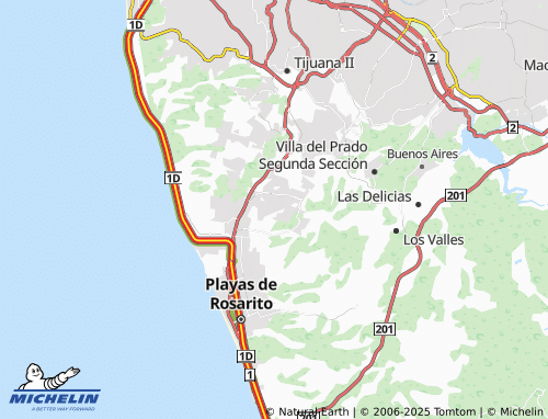 MICHELIN Colinas del Sol map - ViaMichelin