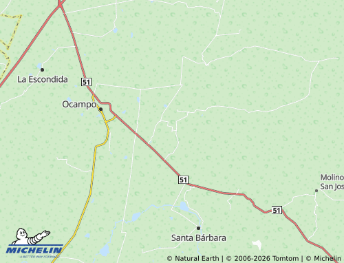 Mapa MICHELIN El Potrero - ViaMichelin