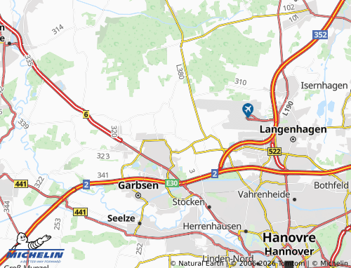 MICHELIN Stelingen map - ViaMichelin