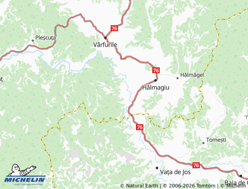 Mappa MICHELIN Țărmure - ViaMichelin